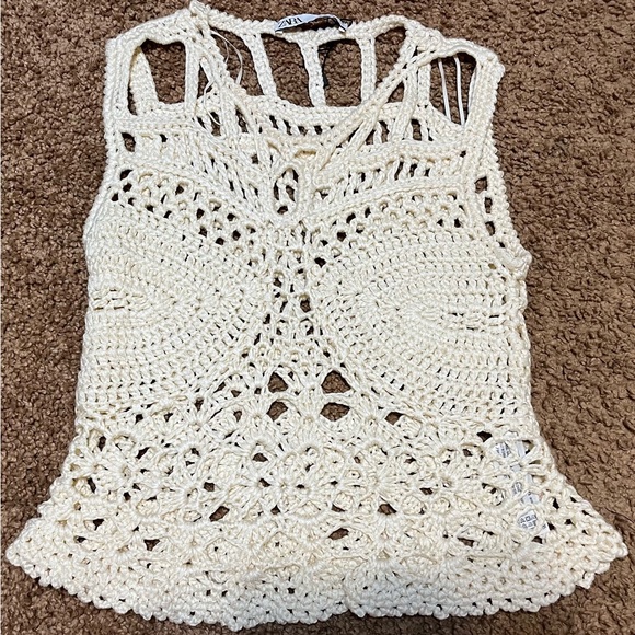 Zara Tops Zara Crochet Top Poshmark